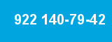 922 140-79-42 922 140-79-42